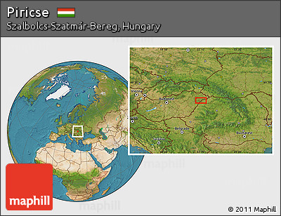 Satellite Location Map of Piricse