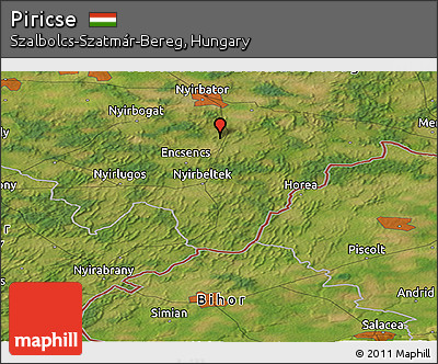 Satellite Panoramic Map of Piricse