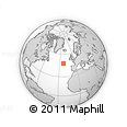 Outline Map of the Area around 47° 41' 6" N, 22° 52' 30" W, rectangular outline