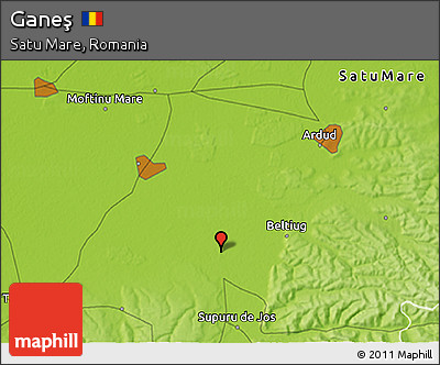 Physical 3D Map of Ganeş