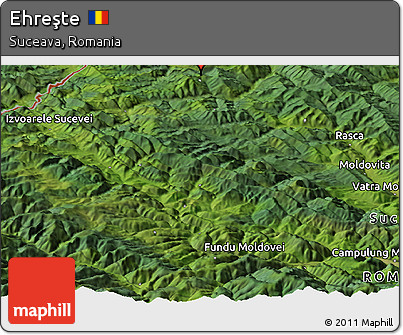 Satellite Panoramic Map of Ehreşte