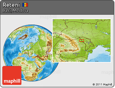 Physical Location Map of Reteni