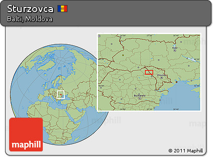 Savanna Style Location Map of Sturzovca