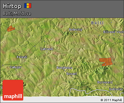 Satellite 3D Map of Hîrtop