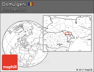 Blank Location Map of Domulgeni