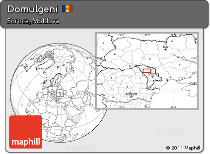Blank Location Map of Domulgeni