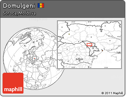 Blank Location Map of Domulgeni