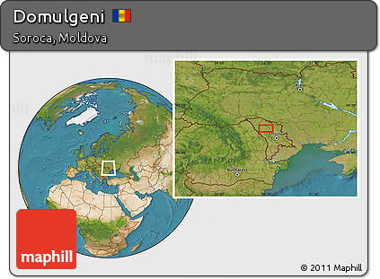 Satellite Location Map of Domulgeni