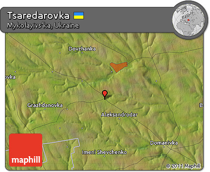 Satellite Map of Tsaredarovka