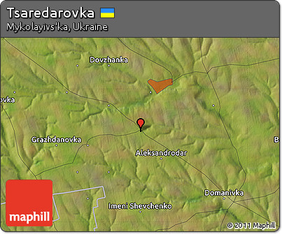 Satellite Map of Tsaredarovka