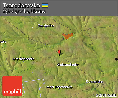 Satellite Map of Tsaredarovka