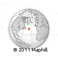 Outline Map of the Area around 47° 41' 6" N, 39° 1' 29" W, rectangular outline
