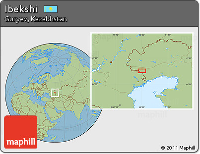 Savanna Style Location Map of Ibekshi