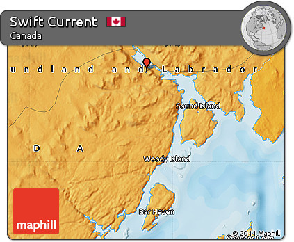 Political Map of Swift Current