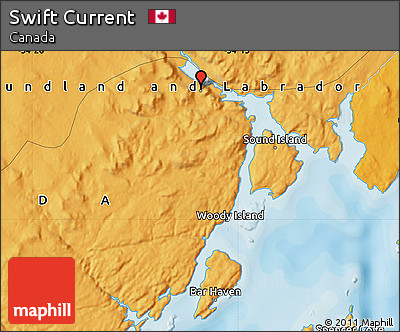 Political Map of Swift Current