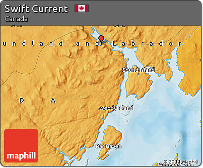 Political Map of Swift Current