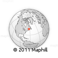Outline Map of the Area around 47° 41' 6" N, 63° 40' 30" W, rectangular outline