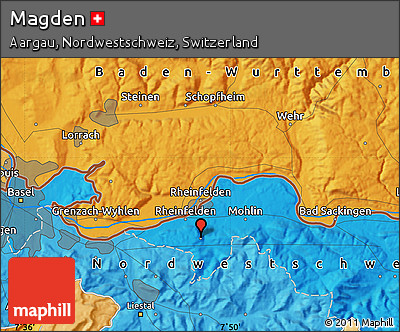 Political Map of Magden