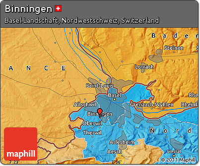 Political Map of Binningen