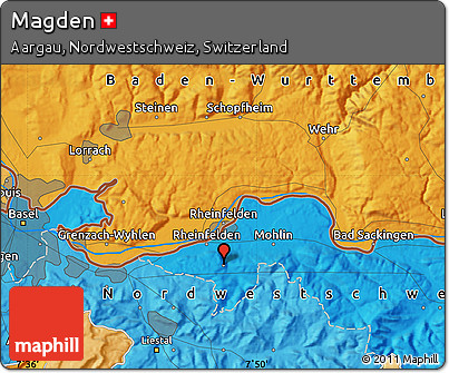 Political Map of Magden