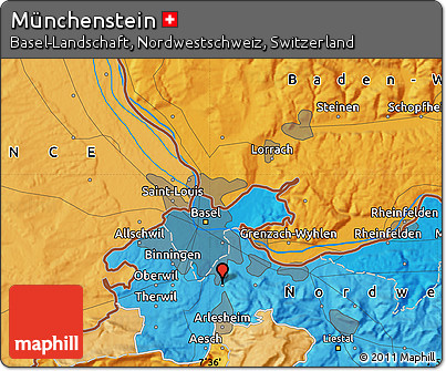 Political Map of Münchenstein