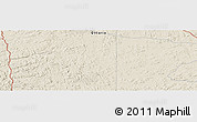 Shaded Relief Panoramic Map of the area around 47° 41' 6" N, 84° 4' 29" W