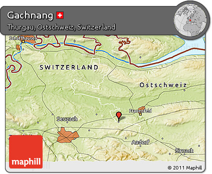 Physical 3D Map of Gachnang