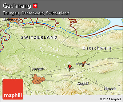 Physical 3D Map of Gachnang