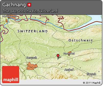 Physical 3D Map of Gachnang
