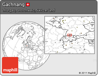 Blank Location Map of Gachnang