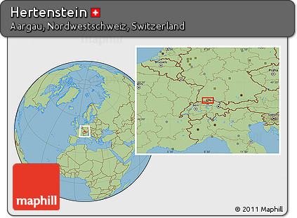 Savanna Style Location Map of Hertenstein