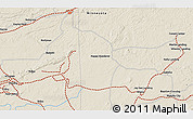 Shaded Relief 3D Map of the area around 47° 41' 6" N, 91° 43' 29" W