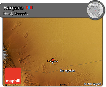 Physical Map of Hargana