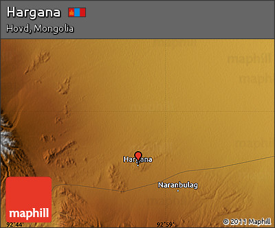 Physical Map of Hargana