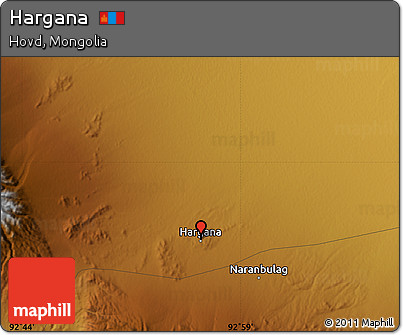 Physical Map of Hargana