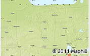 Physical Map of the area around 47° 41' 6" N, 95° 7' 30" W