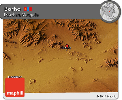 Physical 3D Map of Borho