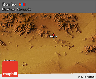Physical 3D Map of Borho