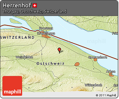 Physical 3D Map of Herrenhof
