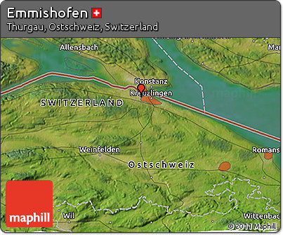 Satellite 3D Map of Emmishofen