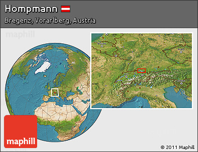 Satellite Location Map of Hompmann