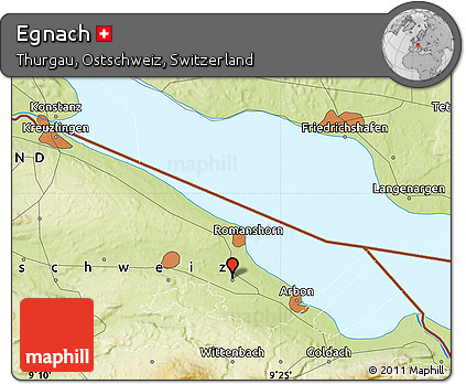Physical Map of Egnach