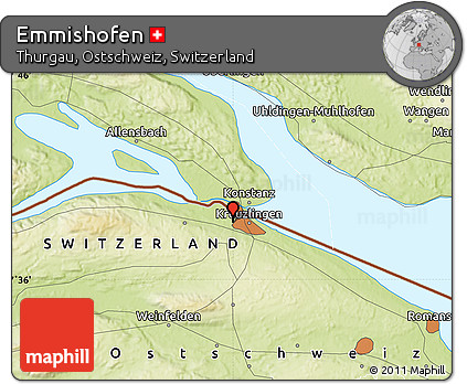 Physical Map of Emmishofen