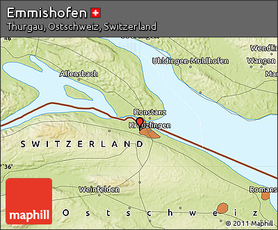 Physical Map of Emmishofen