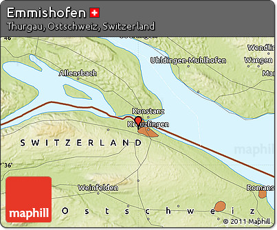 Physical Map of Emmishofen