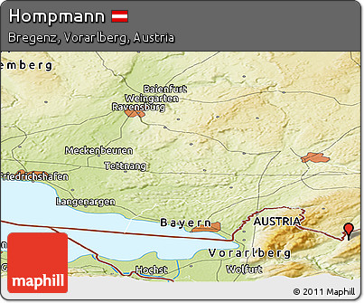 Physical Panoramic Map of Hompmann