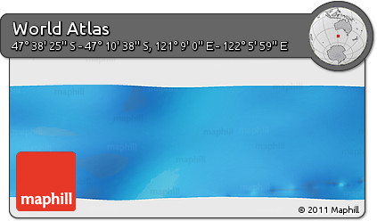 Physical Panoramic Map of the Area around 47° 24' 32" S, 121° 37' 30" E