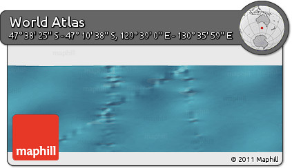 Satellite Panoramic Map of the Area around 47° 24' 32" S, 130° 7' 30" E