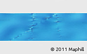 Shaded Relief Panoramic Map of the area around 47° 24' 32" S, 130° 7' 30" E