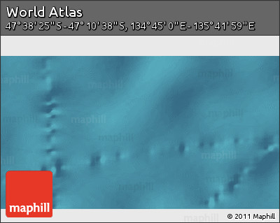 Satellite 3D Map of the Area around 47° 24' 32" S, 135° 13' 29" E